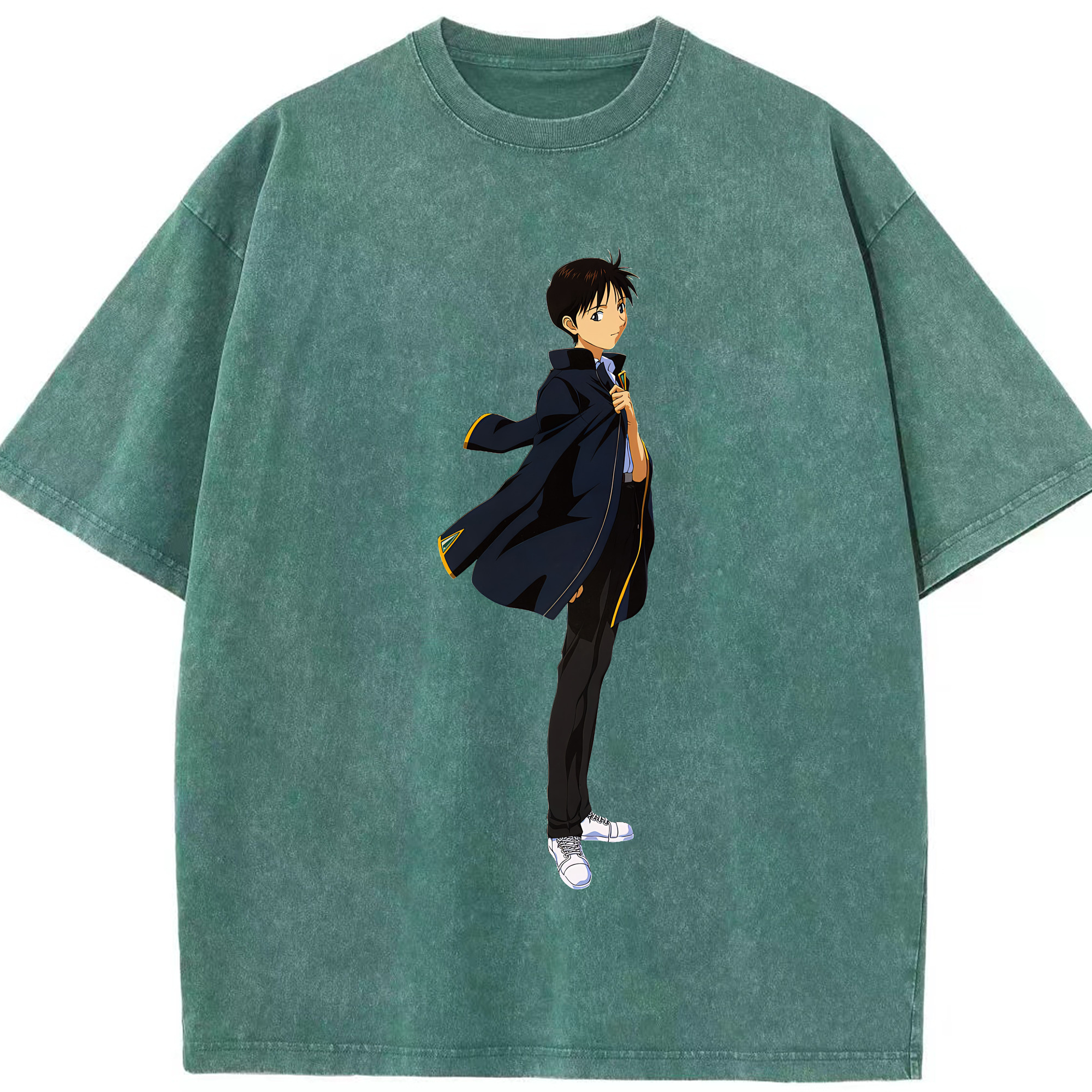 （画像用） EVA 新世紀エヴァンゲリオン 綿100% ヴィンテージ風 半袖Tシャツ（フロントプリント）